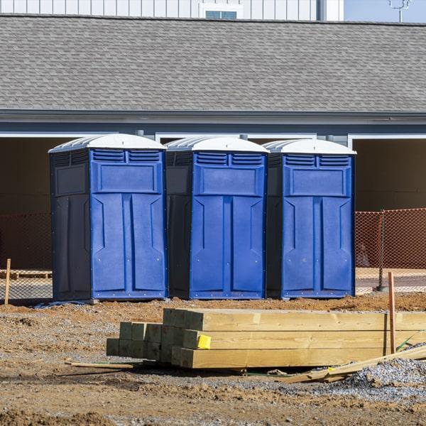 construction site portable restrooms provides a self-contained water supply for all of our portable restrooms on job sites